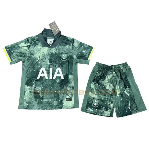 tercera camiseta tottenham hotspur 2024 2025 verde niño