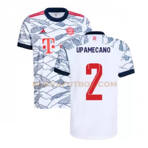 tercera camiseta upamecano 2 bayern de múnich 2021 2022 negro hombre