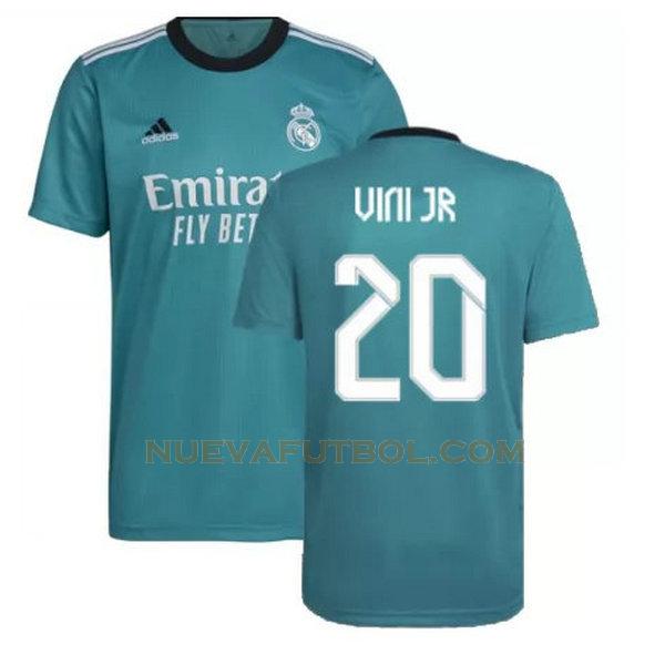 tercera camiseta vini jr 20 real madrid 2021 2022 verde hombre