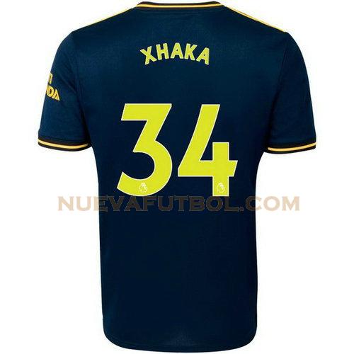 tercera camiseta xhaka 34 arsenal 2019-2020 hombre