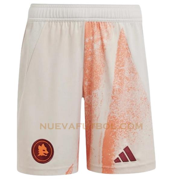 tercera pantalones cortos as roma 2024 2025 blanco hombre