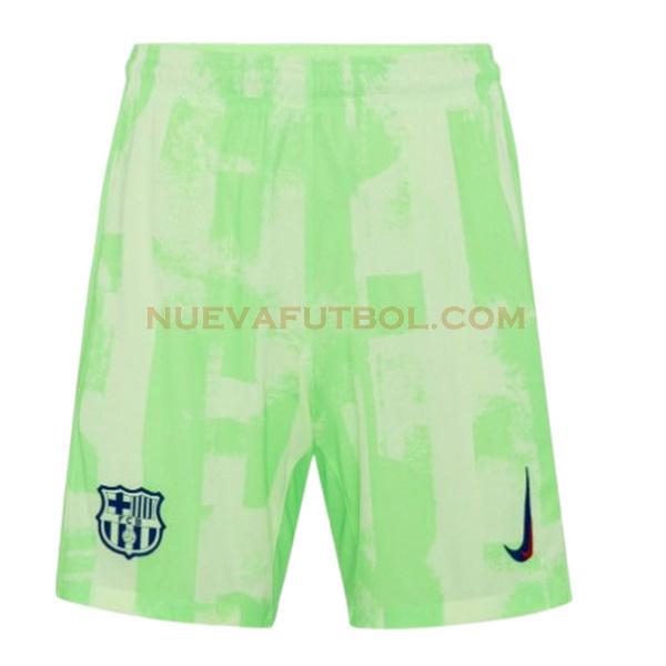 tercera pantalones cortos barcelona 2024 2025 verde hombre