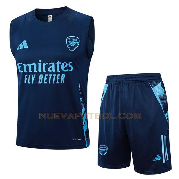 vest arsenal conjunto 2024 2025 azul hombre