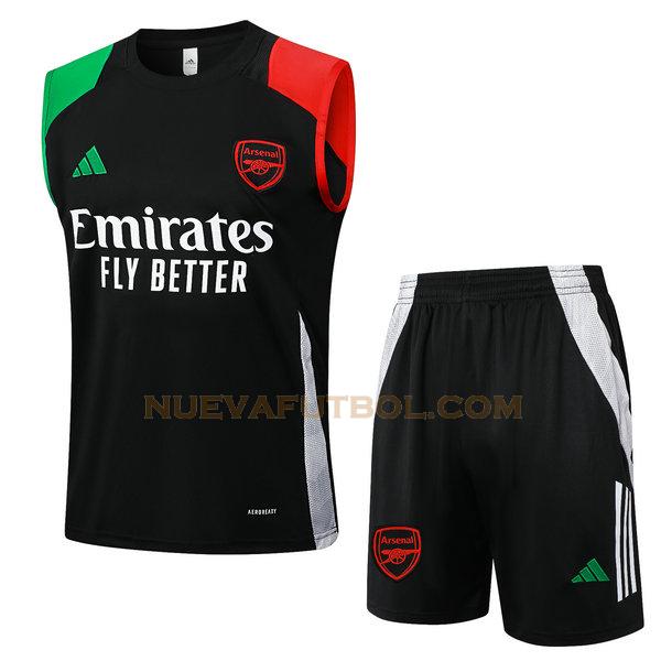 vest arsenal conjunto 2024 2025 negro hombre