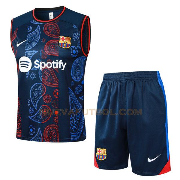 vest barcelona conjunto 2024 2025 azul hombre