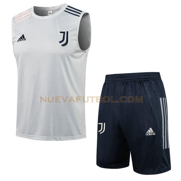 vest juventus conjunto 2021 2022 gris hombre