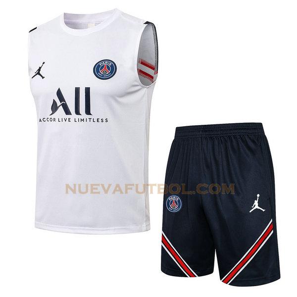 vest paris saint germain conjunto 2021 2022 blanco hombre