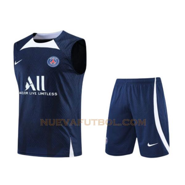 vest paris saint germain conjunto 2023 navy hombre